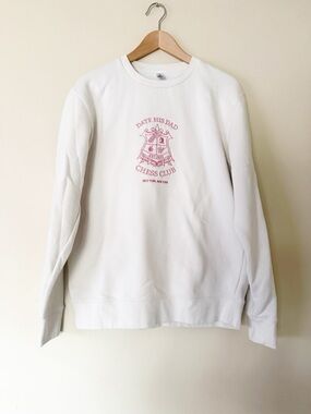 Real Housewives of NYC / Brynn Whitfield Cream Chess Club Sweater
